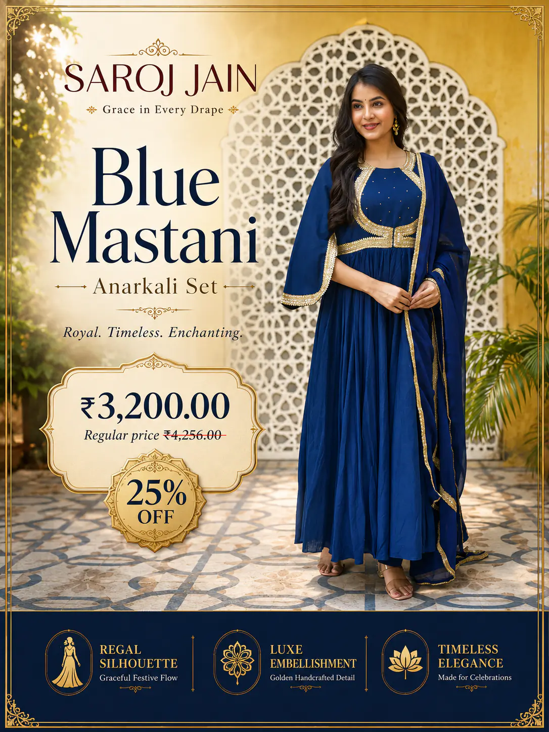 Blue Mastani Anarklai Set